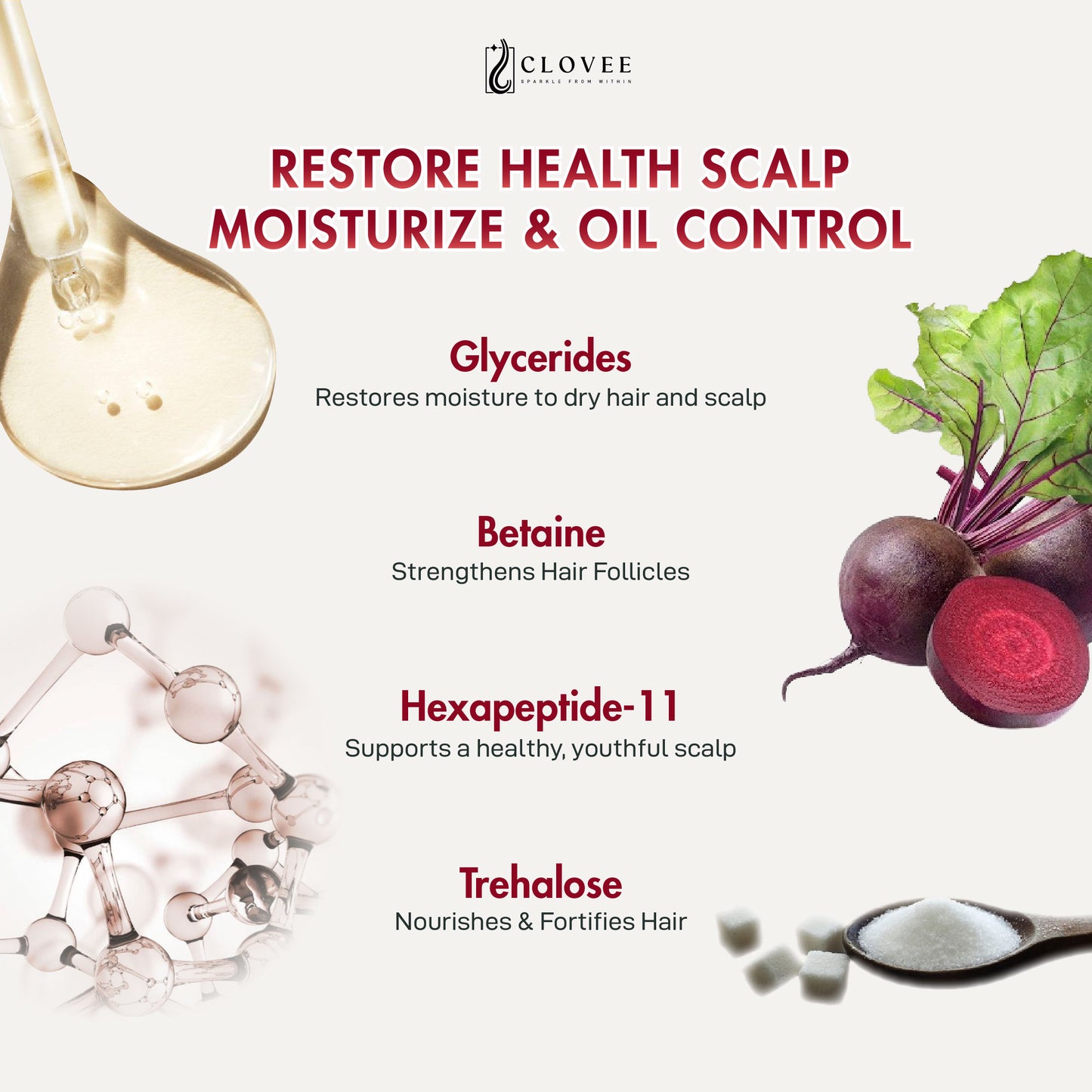 CLOVEE Hair Booster Serum - Set 1
