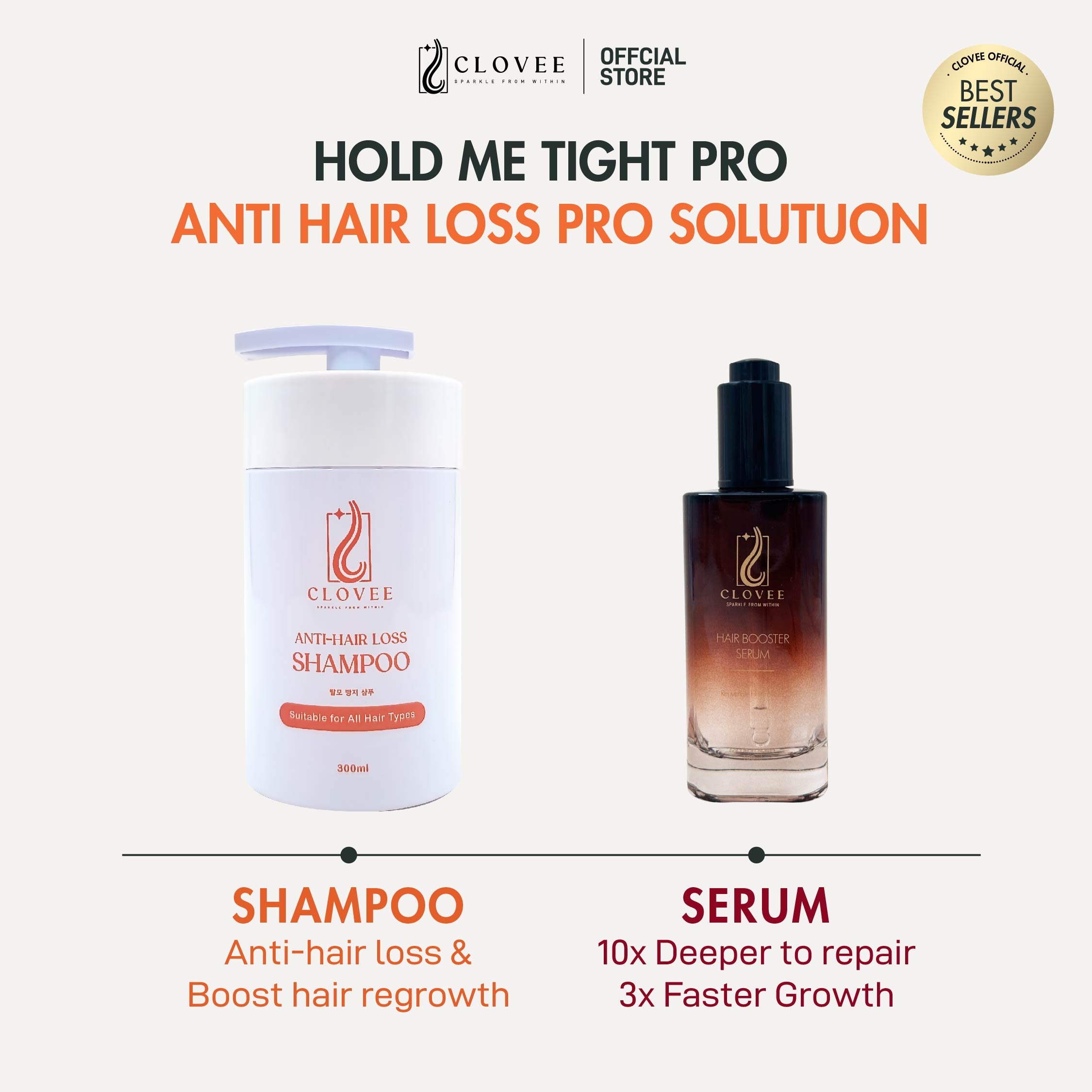 CLOVEE Anti-Hair Loss Shampoo 2BTL