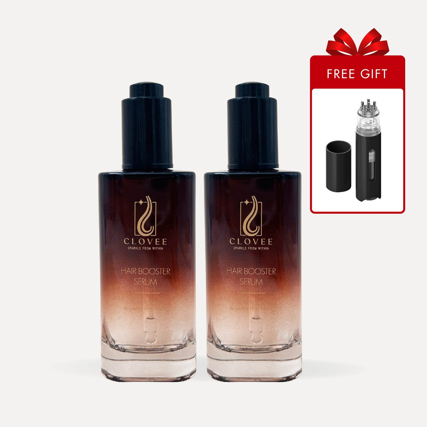 CLOVEE 纳米生发精华液 - 套装 2