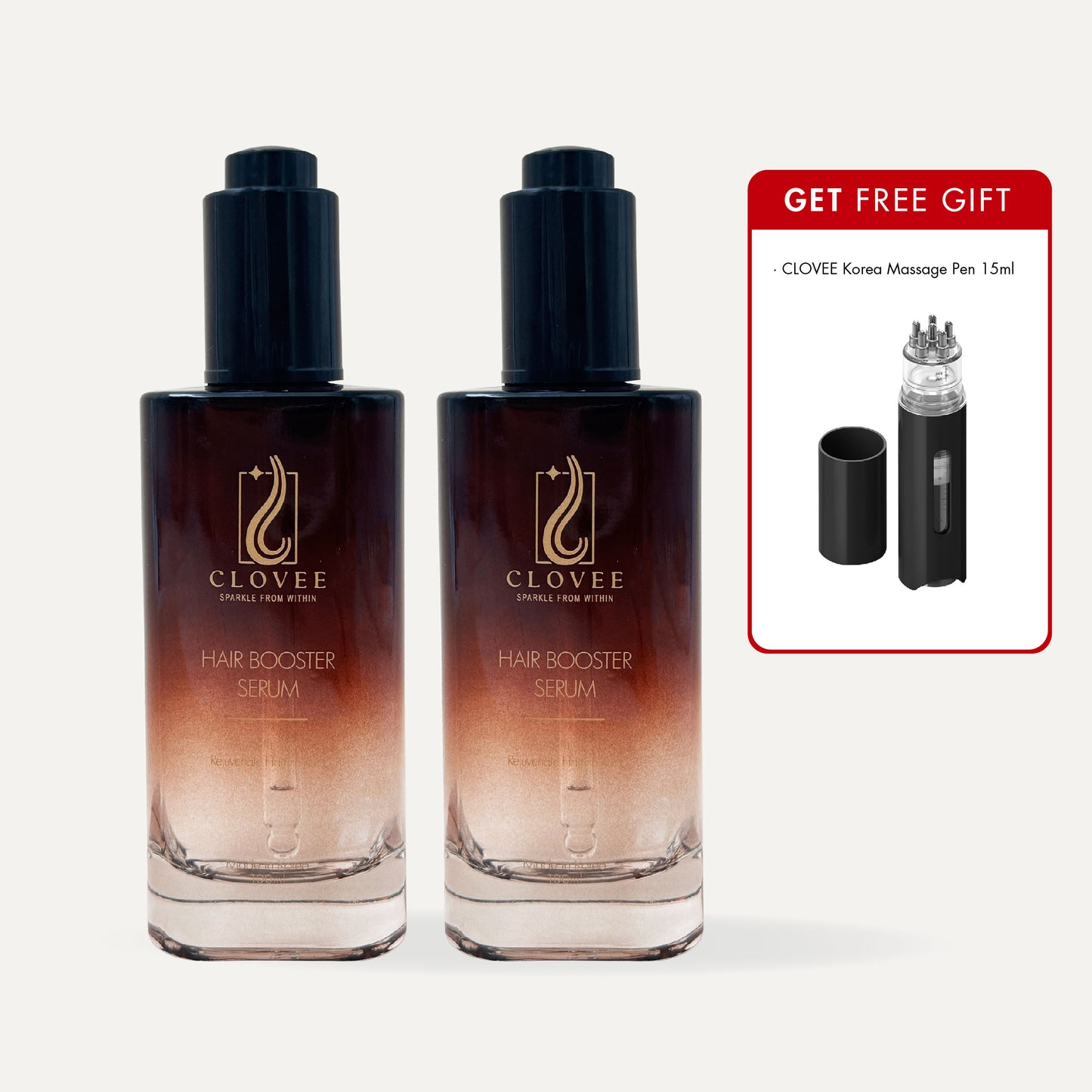 CLOVEE Hair Booster Serum - Set 2